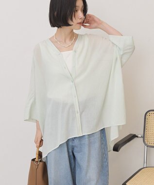 AMERICAN HOLIC Vネックポンチョシャツ Mint