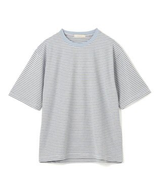 UNFILO MENS 【OCEANS 雑誌・web 掲載】スマート ストレッチ TEE【男女兼用/ギフトにもおすすめ】 グレーボーダー