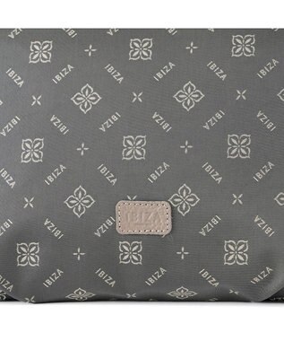 IBIZA モノグラムナイロン　2WAYバッグ ダークグレー