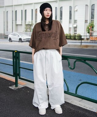 WEGO 【ユニセックス着用ITEM/SMLサイズ展開】イージーサーカスパンツ ホワイト