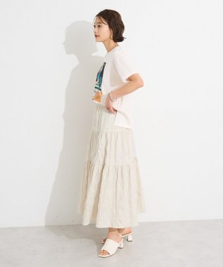 CRAFT STANDARD BOUTIQUE フォトプリントTEE Ivory