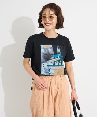 CRAFT STANDARD BOUTIQUE フォトプリントTEE Black