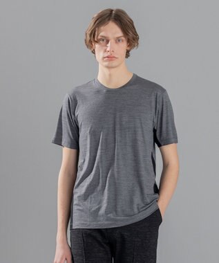 JOSEPH HOMME SUMMER WOOL JERSEY CREW NECK TEE ライトグレー系
