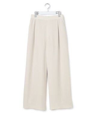 23区 【WEB&一部店舗限定】ストレッチジョーゼット ワイドパンツ ベージュ系