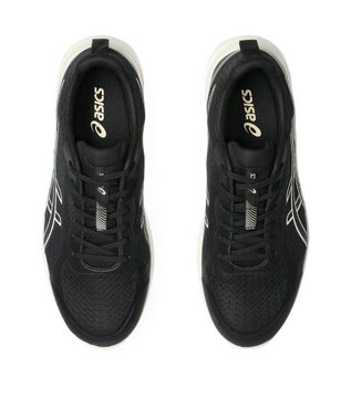 ASICS WALKING ゲルファンウォーカー メンズ 4E相当 ブラック×オフホワイト