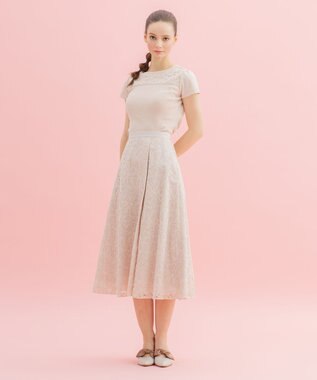 TOCCA 【洗える！】KNIT FLEURS プルオーバー ピンク系