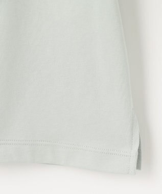 J.PRESS LADIES 【洗える】プレーティングジャージー フロントタック カットソー ミント系