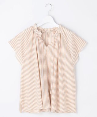 自由区 S 【WEB限定カラーあり】シアーラミーローンフリルデティール ブラウス