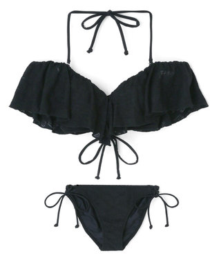 San-ai Resort（三愛水着楽園） 軽い着け心地でしっかり盛れる【楽盛り水着】　フリルワイヤービキニ　9M・11L　【San-ai Resort（サンアイリゾート）】