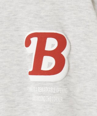 WEGO フォームプリントロゴスウェット ライトグレー