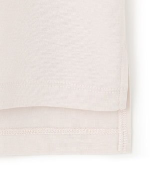 23区 L 【速乾性/汗じみ防止】半袖 クロップド IT Tシャツ ベージュ系