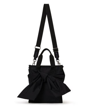 LeSportsac BOW MINI N/S TOTE/ブラックボウズ ブラックボウズ