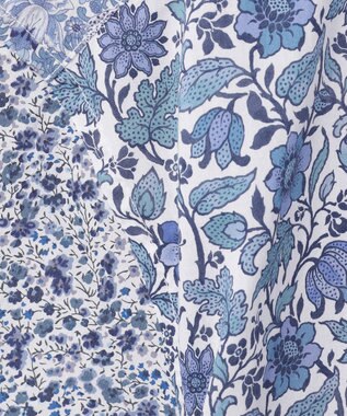 JOSEPH HOMME 【LIBERTY】クレイジーリバティ　半袖レギュラーシャツ サックスブルー系