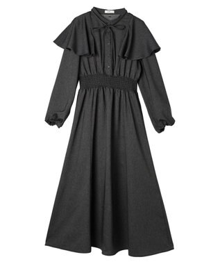 earth music&ecology デニムライクワンピース Black