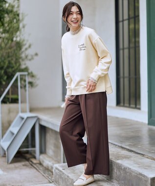 ANY ロゴスウェット エクリュ