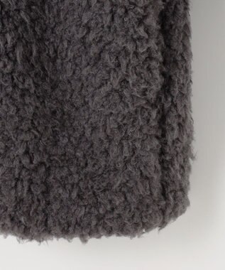 NAVE 【ReNAVE／UNISEX】プードルボア ジャケット チャコール系