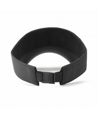 ZERO HALLIBURTON 【快適フィット】メタリックロゴサンバイザー 85064 ブラック