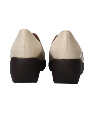 Bridget Birkin 【Bridget Birkin】甲ゴムヒールアップレインパンプス アイボリー雑材