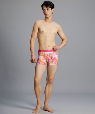 WACOAL MEN ボクサーパンツ 【ハナコトバパンツ】 フロント快適設計 肌あたり軽減設計 誕生日 記念日 前閉じ 下着 メンズ GT3221 /ブロス バイ ワコールメン ピンク