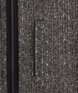 JOSEPH ABBOUD 【リバーシブル】ツィーディーフリースリバーシブル ブルゾン ブラック系