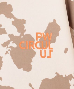 PW CIRCULUS 【WOMEN】ピント柄 ハーフジップ スウェット ベージュ系5