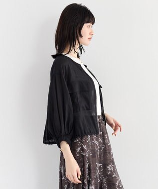 YECCA VECCA ドライタッチシアーブルゾン Black