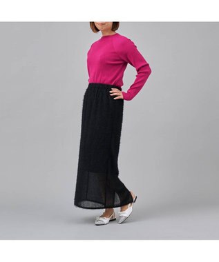 MODE ET JACOMO <carino>グリッターコンビフラットシューズ ホワイトコンビ