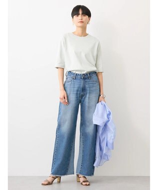 AMERICAN HOLIC ＵＶカット５分袖カットプルオーバー Mint