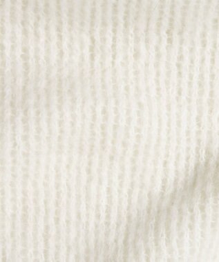 WEGO 【ユニセックス着用ITEM】リブニットストール ホワイト