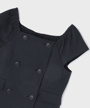 GRACE CONTINENTAL コンパクトジャケットトップ ブラック