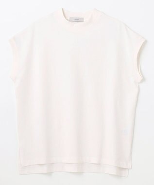 ANY L モックネックフレンチスリーブプルオーバー オフ