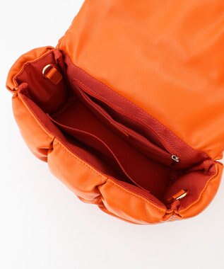 自由区 【カタログ掲載】パディングPU2WAYクラッチ バッグ オレンジ
