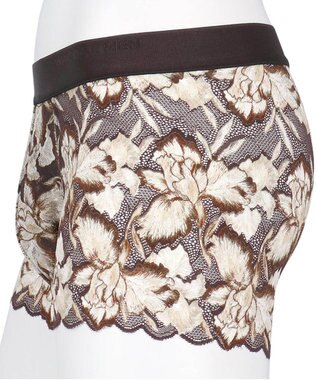 WACOAL MEN WACOAL MEN ボクサーパンツ 【レースボクサー】 フロント快適グラマラス 通気性 前閉じ 下着 メンズ WT3827 /ワコールメン ブラウン