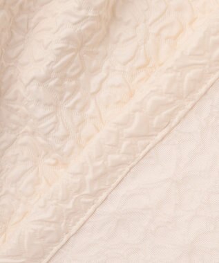 Feroux 【洗える】フクレジャガードチュニック ブラウス アイボリー系