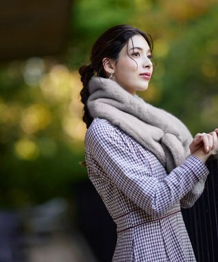 Tiaclasse フェイクファーティペット ベージュ