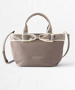 撥水】BICOLOR RIBBON TOTE トートバッグ / TOCCA | ファッション通販 ...