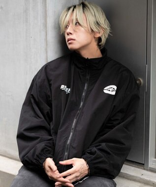 WEGO 【ユニセックス着用ITEM/リバーシブル/2WAY】リバーシブルフリースブルゾン ブラックその他