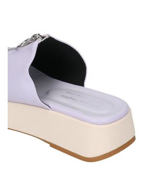 earth music&ecology ＯＲｉｅｎｔａｌＴＲａｆｆｉｃ　フロントジップサンダル Black