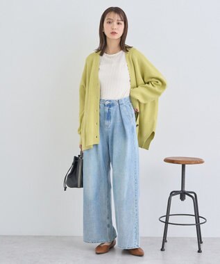 earth music&ecology ぽこぽこプルオーバー Ivory