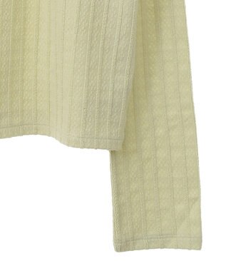 earth music&ecology ぽこぽこプルオーバー Mint