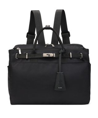 style code 【ナイロン４WAY仕様】ショルダー　リュック　PC収納可能 BLK/SLV7692