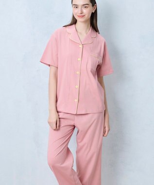 une nana cool 【綿100％】40ハイゲージ天竺半袖パジャマ MADE WITH LIBERTY FABRIC PI