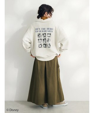 CRAFT STANDARD BOUTIQUE 【Ｄｉｓｎｅｙ】Ｈａｌｆ　Ｚｉｐ　Ｓｗｅａｔ Oatmeal