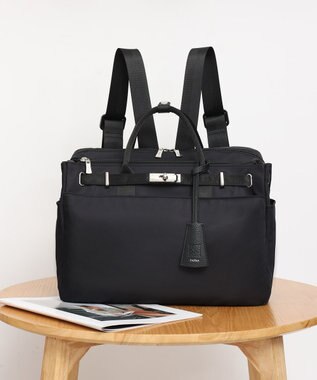 style code 【ナイロン４WAY仕様】ショルダー　リュック　PC収納可能 BLK/SLV7692