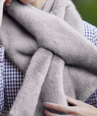 Tiaclasse フェイクファーティペット ベージュ