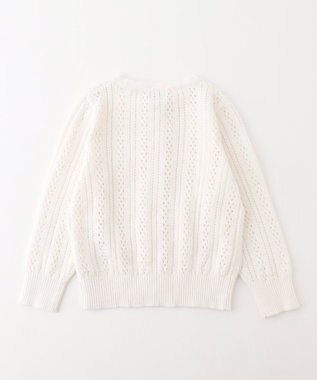 組曲 KIDS 【90-100cm】クラシック カーディガン オフホワイト系