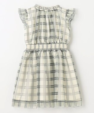 組曲 KIDS 【110-140cm】ノエルチェックチュール ワンピース オフホワイト系5