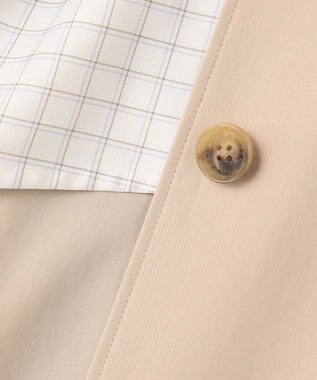 J.PRESS LADIES ドライストレッチ ロング ステンカラー コート ベージュ系