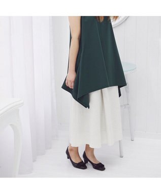 Riz raffinee <Riz raffinee>ドレープデザインモチーフパンプス ブラック