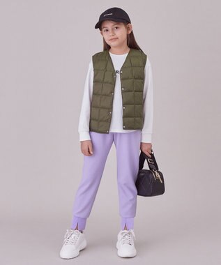 UNFILO 【110-150cm】選べるアソート ロゴロンT(UNISEX) [刺繡ロゴ]オフ